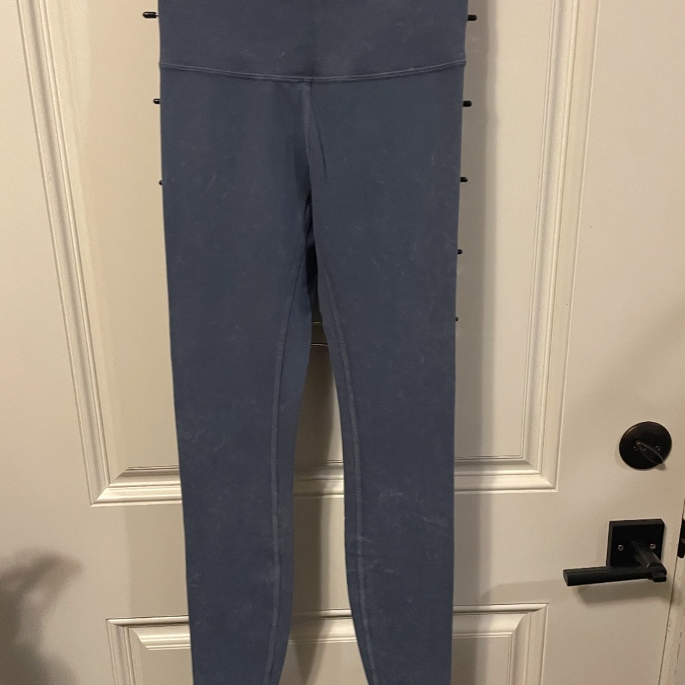 LULULEMON WUNDER UNDER HR TIGHT * STONE WASHED